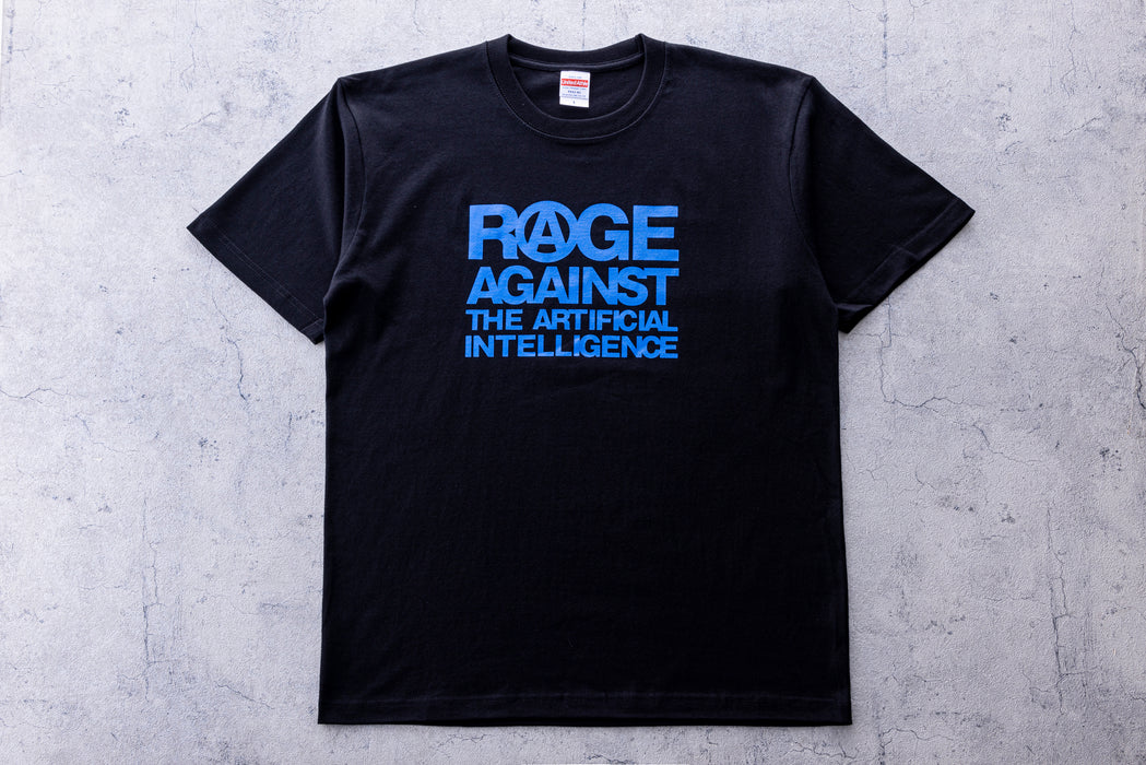 【受注生産】AI Tシャツ gizmodo(ブラック×ブルー)