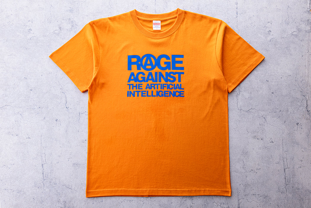 【受注生産】AI Tシャツ gizmodo(オレンジ×ブルー)