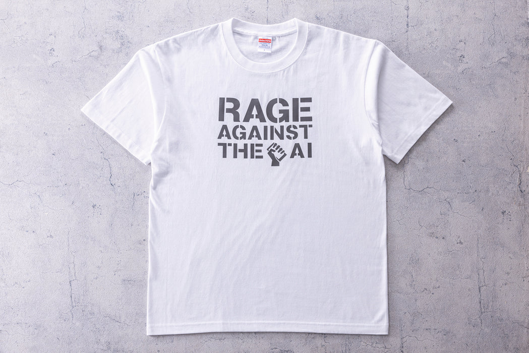 【受注生産】AI Tシャツ FUZE(ホワイト×グレー)