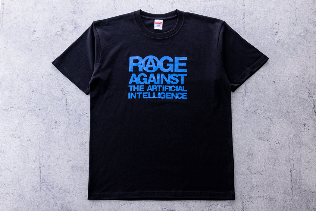 【受注生産】AI Tシャツ（ブラック×ブルー）