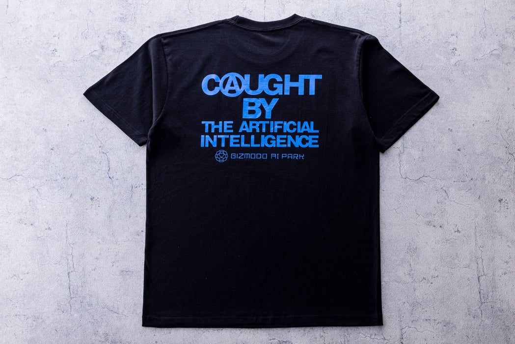 【受注生産】AI Tシャツ（ブラック×ブルー）