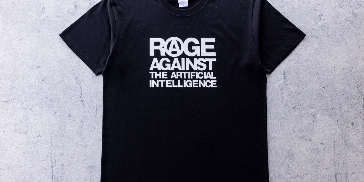 受注生産】AI Tシャツ gizmodo（ブラック×ホワイト） — ギズ屋台