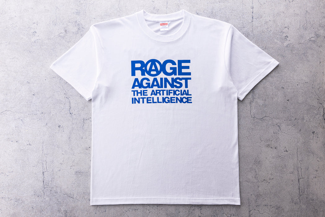 【受注生産】AI Tシャツ（ホワイト×ブルー）